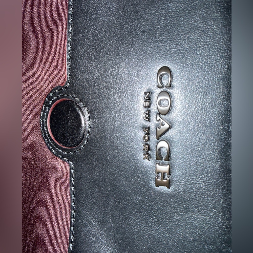 💼 COACH Unisex Structured Brief Signature Logo Calf Leather Bag - Picture 8 of 16